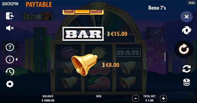 reno 7s paytable 2 paytable