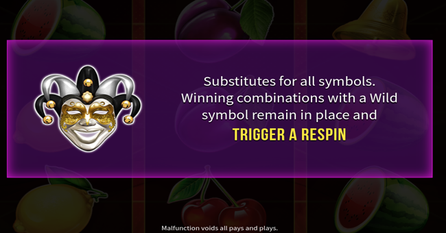 respin joker paytable 1 paytable