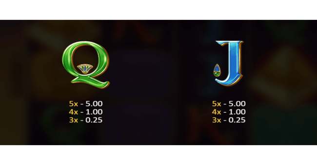 rise of egypt paytable 5 paytable