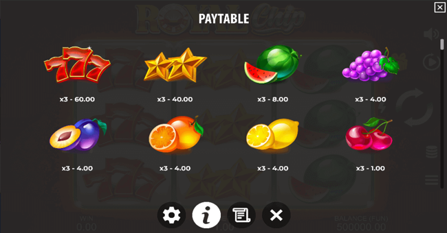 royal chip paytable paytable