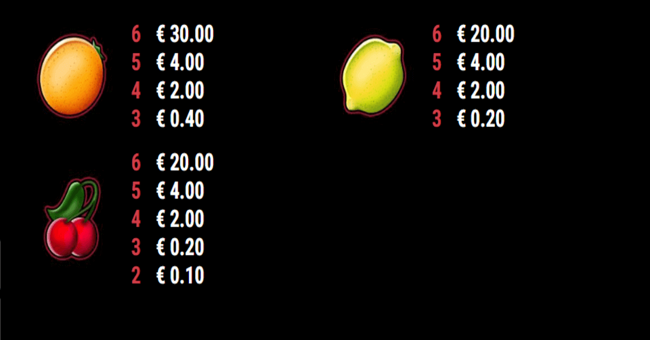 royal seven ultra paytable2 paytable