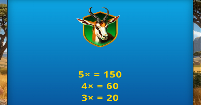 safari shoot paytable 3 paytable