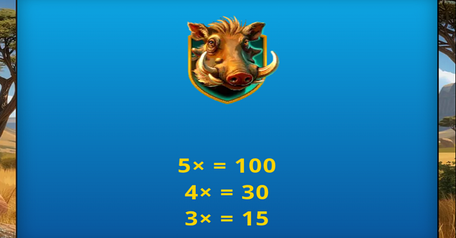 safari shoot paytable 4 paytable