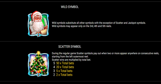 santas bag paytable paytable