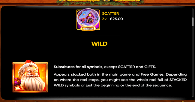 santas gift paytable 2 paytable