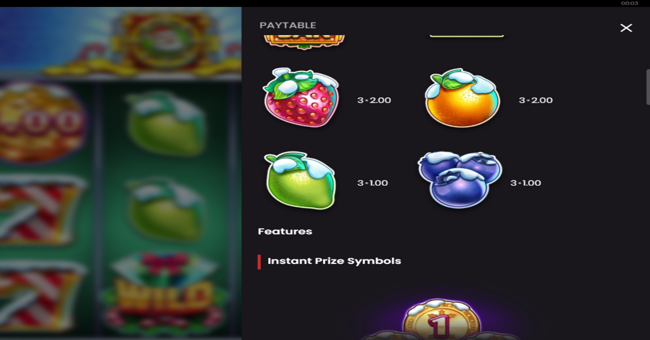 santas vault paytable 2 paytable