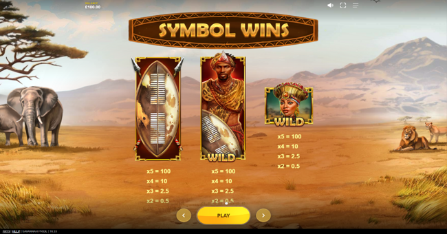 savannah pride paytable 2 paytable