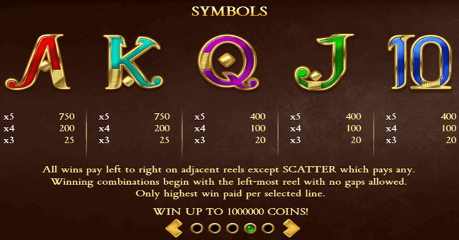 scales of dead paytable 2 paytable