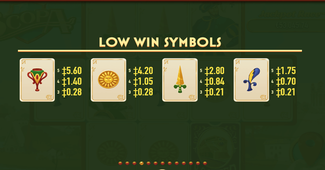 scopa 2 paytable