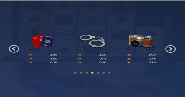 secret mission paytable2 paytable