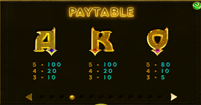 shadow gods paytable 3 paytable