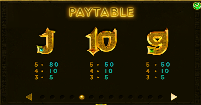 shadow gods paytable 4 paytable