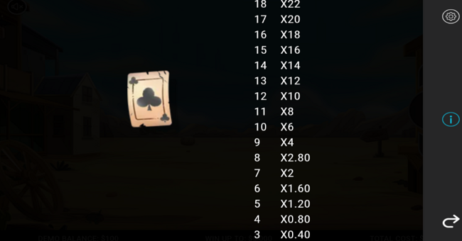 sheriffs sticky cash paytable 10 paytable