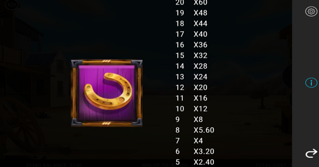 sheriffs sticky cash paytable 7 paytable