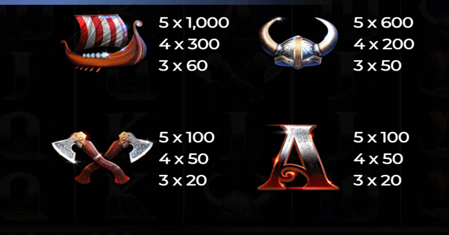 shield of glory paytable 2 paytable