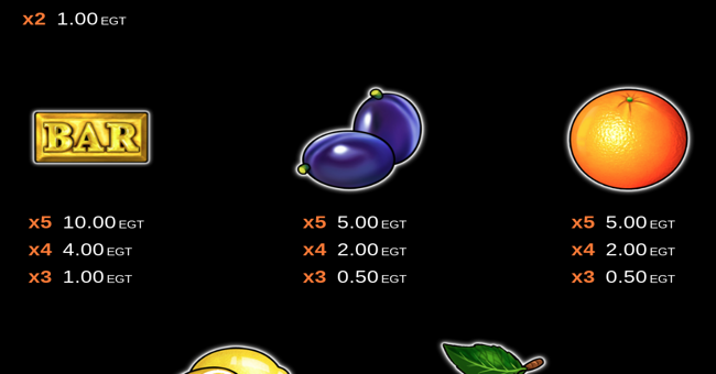 shining crown bell link paytable 3 paytable