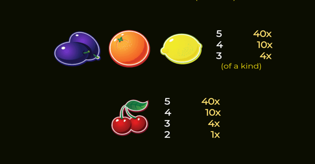 sizable win paytable2 paytable