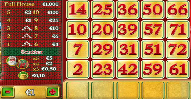 slingo bells paytable paytable