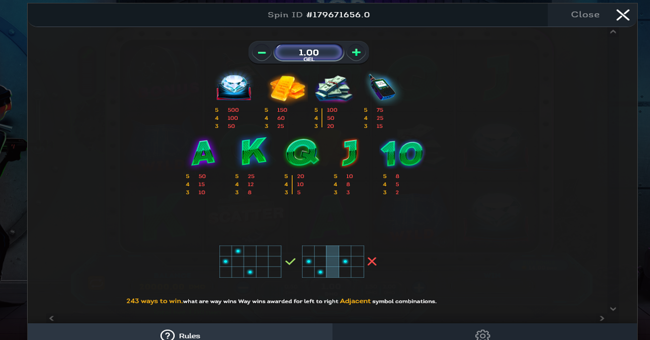 smartsoft gaming bank job paytables paytable