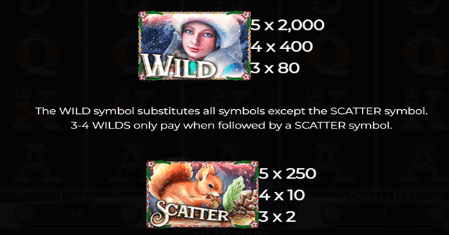 snegurochka ii paytable 1 paytable