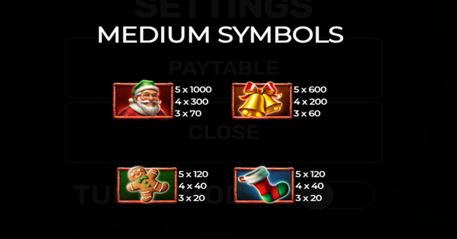 snowing gifts 3 paytable4 paytable