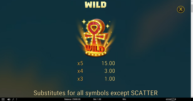 sobeks godly spins paytable 1 paytable