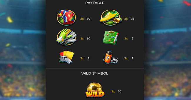south football mania paytable paytable