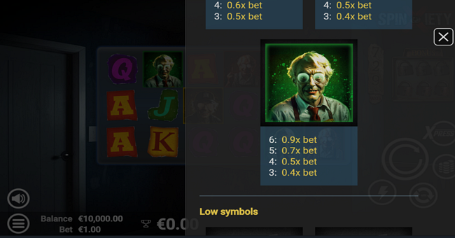 spinxiety paytable 3 paytable
