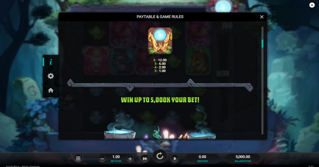 spirit king paytable 2 paytable