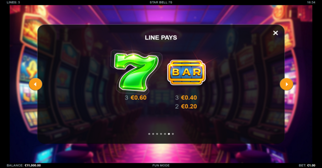 star bell 7s paytable 1 paytable