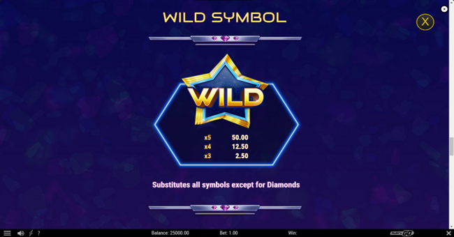 stepping diamonds paytable 1 paytable