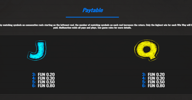 stickman cash paytable 5 paytable