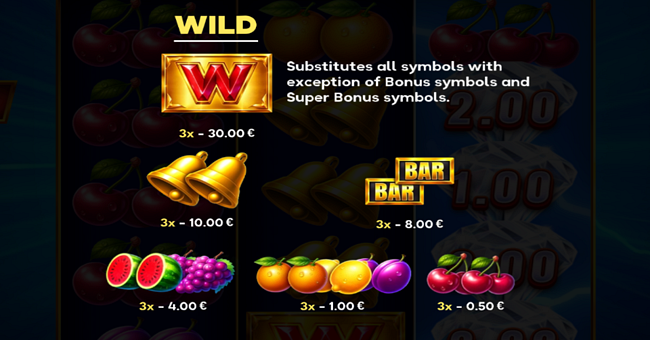 striking diamond xxl ultimate running wins paytable paytable