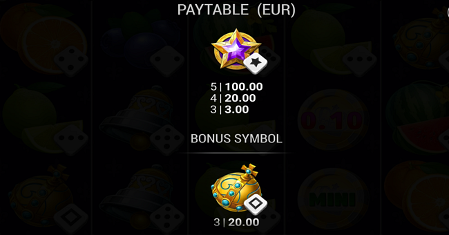 stunning crown cash mesh ultra dice paytable 1 paytable