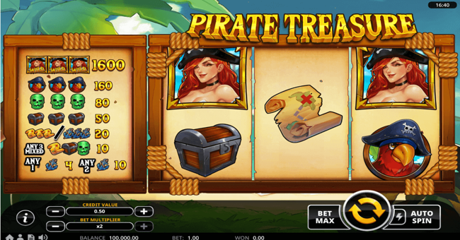 swintt pirate treasure paytable paytable