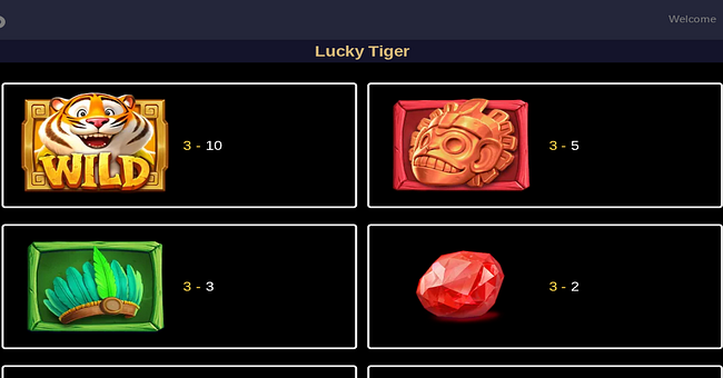 tada gaming lucky tiger paytable 1 paytable