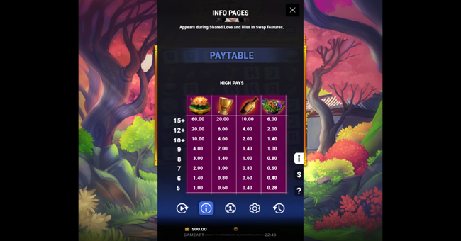 tales of the serpent maiden paytable 1 paytable