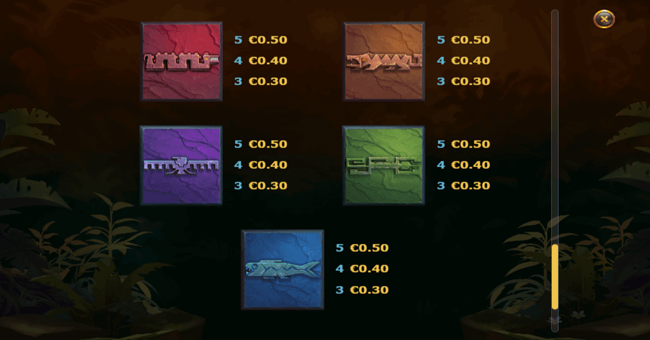 temple stacks splitz 2 paytable