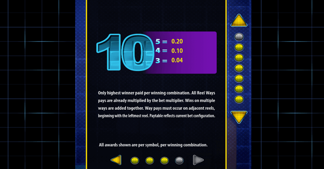 tetris super jackpots paytable 4 paytable
