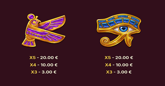the age of cleopatra paytable 2 paytable
