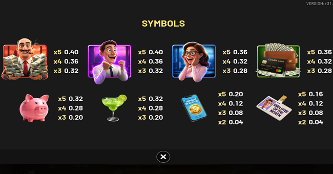 the bonus day paytable paytable