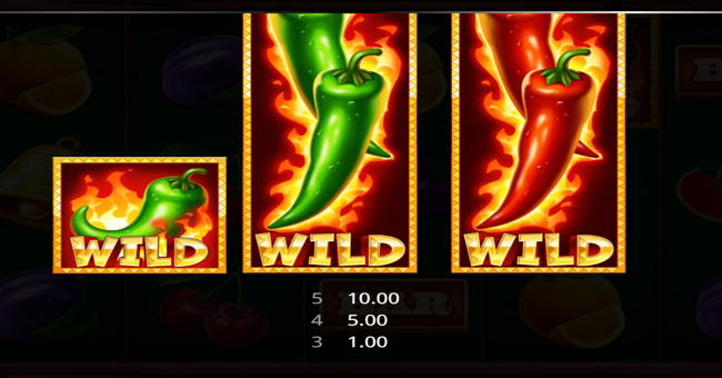 the chillies paytable 2 paytable