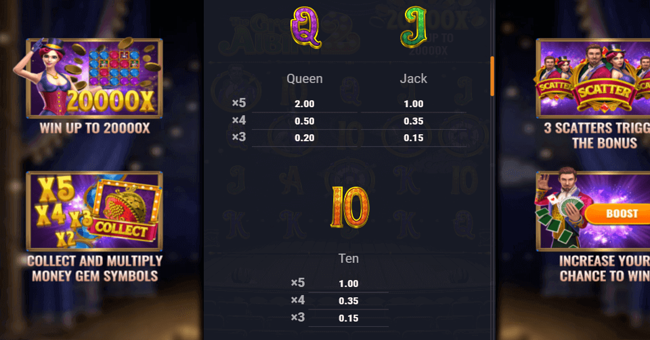 the great albini 2 paytable 3 paytable