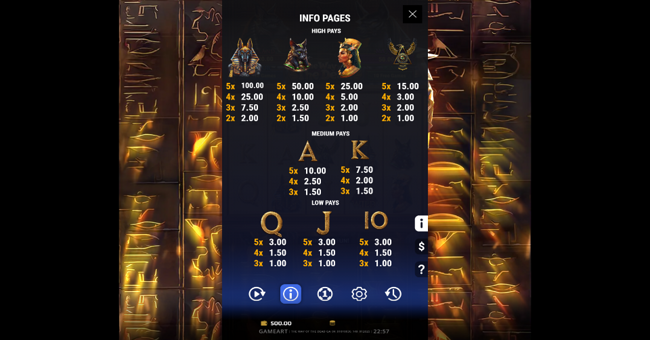 the way of the dead paytable paytable