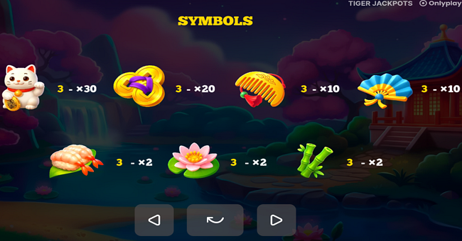 tiger jackpots paytable paytable