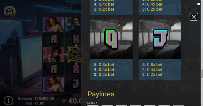 tik talkers paytable 5 paytable