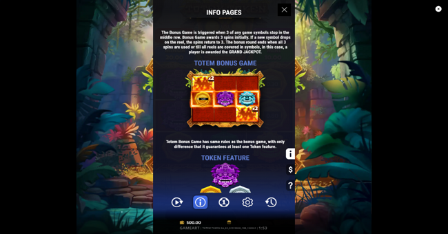 totem token paytable 2 paytable