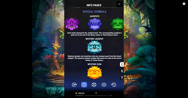 totem token paytable 3 paytable