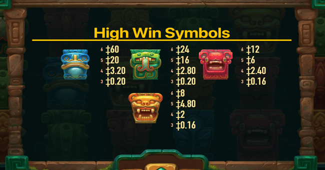 totem towers 1 paytable