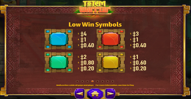 totem warrior paytable 3 paytable
